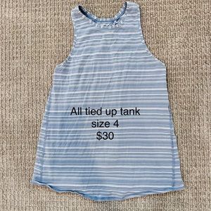 Lululemon all tied up tank
